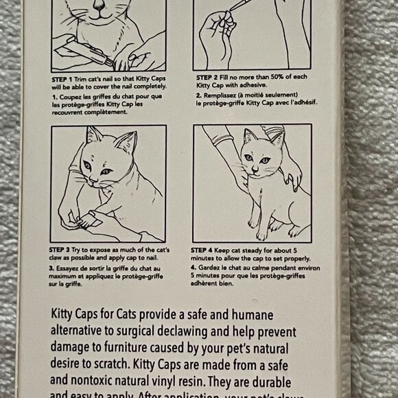 Kitty Caps, Nail Covers, XS size, 6 Packs - Picture 9 of 9